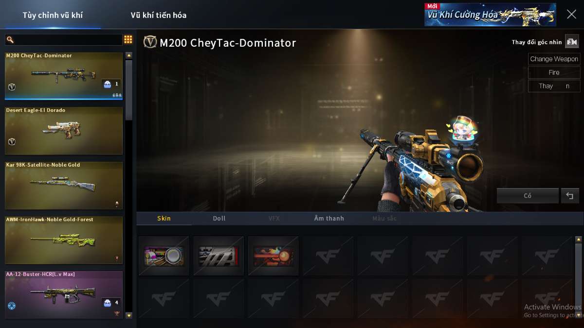 shop acc cf uy tin gia re
